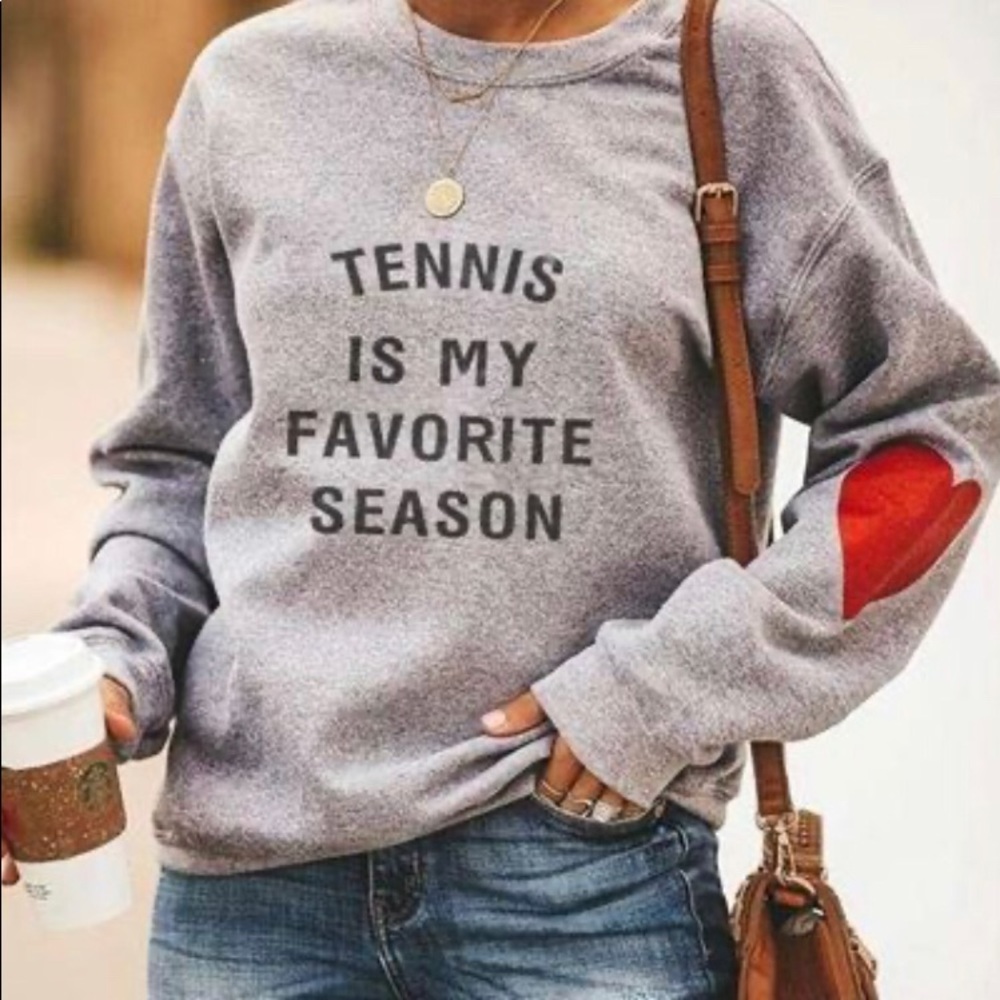 NWT Tennis is My Favorite Season long-sleeve shirt